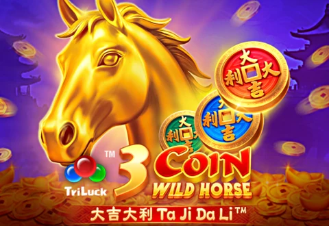3 Coin Wild Horse JILI cover