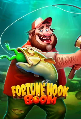 Fortune Hook Boom — opisyal na cover ng laro mula sa JILI