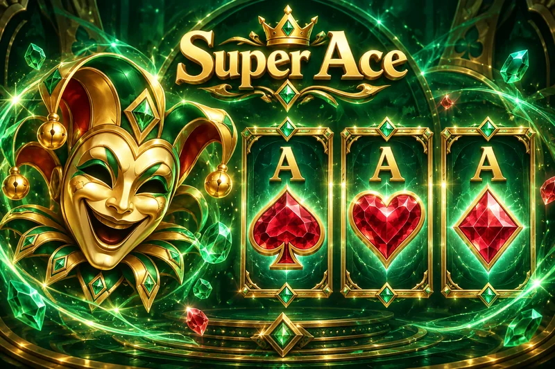 Konsepto ng Super Ace na nagpapakita ng magkaibang Wild at Scatter